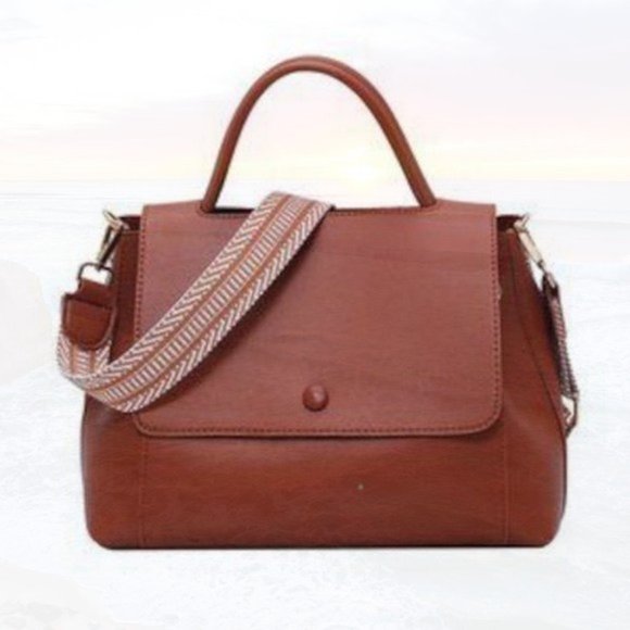 New Satchel Bag Brown 244 - Picture 4 of 4